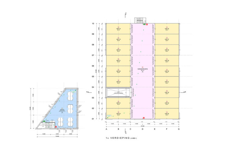 Plattegrond Hasselt 1e verdieping